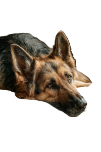Old Dog Resting V2 Vinyl Car Decal Sticker – Waterproof & UV-Resistant 4.4