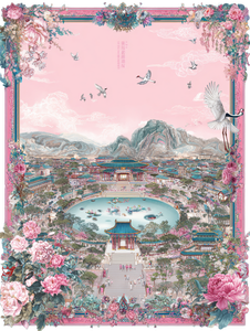Luoyang Scarf Illustration Vinyl Car Decal Sticker – Waterproof & UV-Resistant 8.213333333333333"