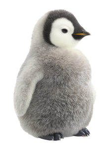 Stylized Baby Penguin Vinyl Car Decal Sticker – Waterproof & UV-Resistant 8.213333333333333"