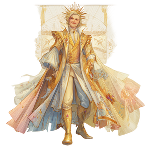 Fantasy Sun Prince Vinyl Car Decal Sticker – Waterproof & UV-Resistant 3.4133333333333336"