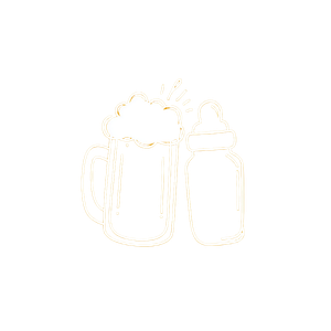 Beer Mug Cheers Bottle Vinyl Car Decal Sticker – Waterproof & UV-Resistant 6.826666666666667"