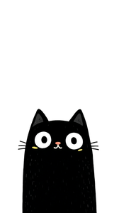 Adorable Black Cat V9 Vinyl Car Decal Sticker – Waterproof & UV-Resistant 4.8533333333333335"