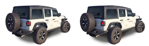2x Upgrade Your Jeep Wrangler JL with TrailFX TFX Fender Flares | Bold Design with LED Lights | Textured Black Finish