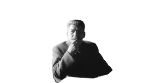 Stalin In Office Vinyl Car Decal Sticker – Waterproof & UV-Resistant 2.72"