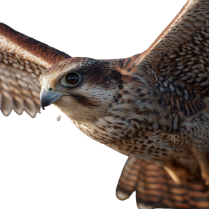 Falcon Flying Close Vinyl Car Decal Sticker – Waterproof & UV-Resistant 3.4133333333333336"