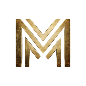 Abstract M Logo V4 Vinyl Car Decal Sticker – Waterproof & UV-Resistant 3.4133333333333336"
