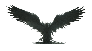 Fallen Winged Being Vinyl Car Decal Sticker – Waterproof & UV-Resistant 5.4