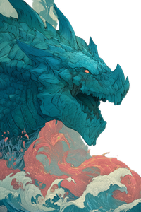Animar-Tiamat Avatar Vinyl Car Decal Sticker – Waterproof & UV-Resistant 4.4