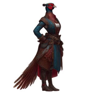 Pheasant Noble Lady Vinyl Car Decal Sticker – Waterproof & UV-Resistant 6.826666666666667"