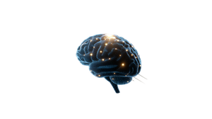 Abstract Ai Brain V3 Vinyl Car Decal Sticker – Waterproof & UV-Resistant 2.72"