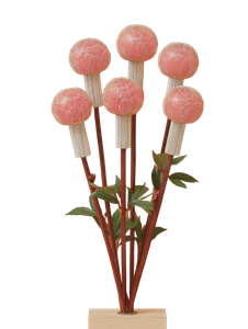 Glowing Peony Bulbs Vinyl Car Decal Sticker – Waterproof & UV-Resistant 8.213333333333333"