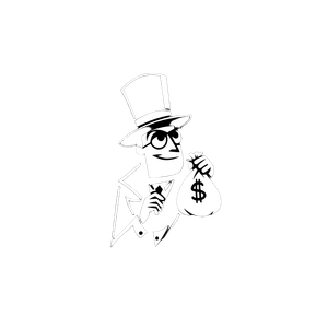 Top Hat Man Vinyl Car Decal Sticker – Waterproof & UV-Resistant 3.4133333333333336"