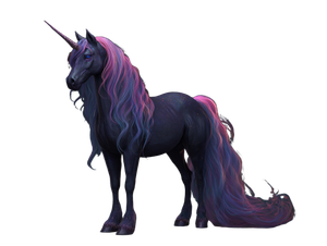 Majestic Purple Unicorn Vinyl Car Decal Sticker – Waterproof & UV-Resistant 3.0933333333333333"