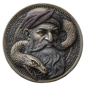 Nasreddin Hoca Coin Vinyl Car Decal Sticker – Waterproof & UV-Resistant 3.4133333333333336"