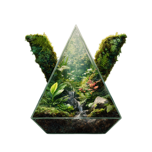 Terrarium Logo Vinyl Car Decal Sticker – Waterproof & UV-Resistant 6.826666666666667"