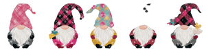 Christmas Gnomes Holding Presents Vinyl Car Decal Sticker – Waterproof & UV-Resistant 1.8133333333333332"