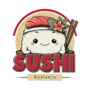 Cartoon Sushi Face Vinyl Car Decal Sticker – Waterproof & UV-Resistant 6.826666666666667"