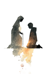 Sacred Silhouette Art Vinyl Car Decal Sticker – Waterproof & UV-Resistant 8.96"