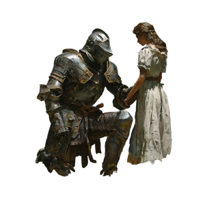 Knight Princess V2 Vinyl Car Decal Sticker – Waterproof & UV-Resistant 3.4133333333333336"