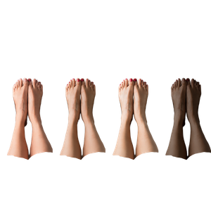 Relaxed Female Feet Vinyl Car Decal Sticker – Waterproof & UV-Resistant 3.4133333333333336"