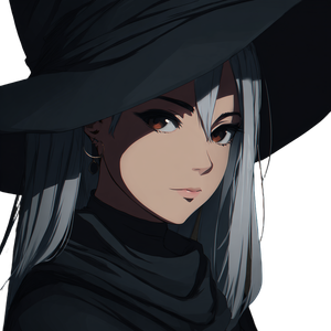 Dark Anime Wizard Vinyl Car Decal Sticker – Waterproof & UV-Resistant 3.4133333333333336"