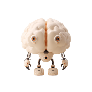 Ai Brain Robot V2 Vinyl Car Decal Sticker – Waterproof & UV-Resistant 3.4133333333333336"