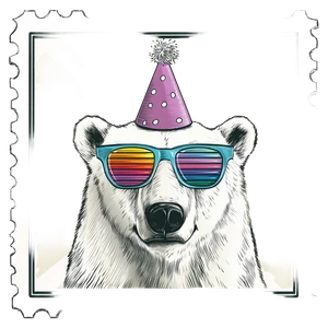 Stylish Polar Bear V2 Vinyl Car Decal Sticker – Waterproof & UV-Resistant 3.4133333333333336"