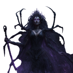 Spider Queen Witch Vinyl Car Decal Sticker – Waterproof & UV-Resistant 6.826666666666667"