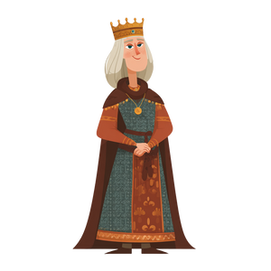 Queen Ingigerd Illustration Vinyl Car Decal Sticker – Waterproof & UV-Resistant 3.4133333333333336"