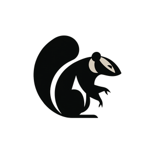 Minimal Monochrome Animal Vinyl Car Decal Sticker – Waterproof & UV-Resistant 6.826666666666667"