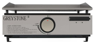 Greystone   Griddle | Outdoor & Indoor, 17 Inch Length, Durable Cast Iron, Fast Cleanup, 250 Sq Inch Cooking Area