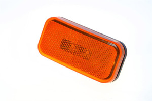 Creative Clearance Light 003-58LB Command; LED; Rectangular; Amber Lens; Black Housing; With Base Mount Bracket/Two Wires/Class A Reflex; One Piece Design; 12 Volt Creative Clearance Light 003-58LB Command; LED; Rectangular; Amber Lens; Black Housing; With Base Mount Bracket/Two Wires/Class A Reflex; One Piece Design; 12 Volt