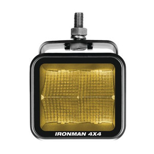 Enhance Visibility with Ironman 4x4 LED Fog Light | Amber Lens, 40W, Flood Beam Enhance Visibility with Ironman 4x4 LED Fog Light | Amber Lens, 40W, Flood Beam