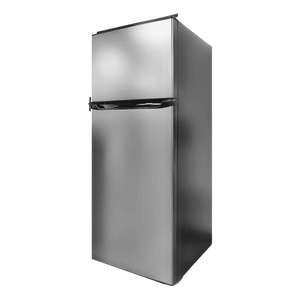 Everchill 10.7 Cu Ft Dual Compartment RV Refrigerator | Fast Cooling | Frost-Free | Stainless Steel