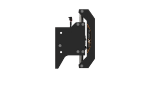Xtreme 10" Setback Jack Plate | 6" Rise | 400HP | Black Aluminum | With Rocker Switch