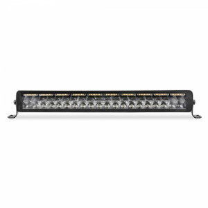 Illuminate the Way with Go Rhino Blackout Series 21.5" LED Light Bar | Combo Beam | 16800 Lumens | R65 Compliant | Clear/Amber Lens