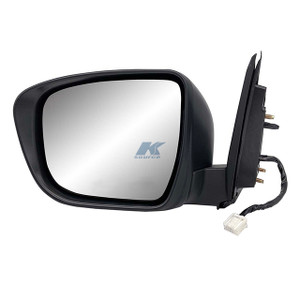 K-Source OE Replacement Mirror | Power Adjustable, Foldaway | Textured Black/PTM Housing | Electric K-Source OE Replacement Mirror | Power Adjustable, Foldaway | Textured Black/PTM Housing | Electric