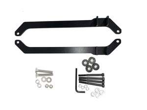 USA-Made Front Brackets Set | For Exposed Racks 8-00-9653-BK/9753 | Heavy-Duty Carbon Steel