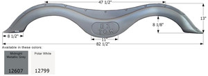 Enhance Your RV's Look with Midnight Metallic Grey Fender Skirt | Fits Various Prime Time RV Brands | Durable ABS Plastic Enhance Your RV's Look with Midnight Metallic Grey Fender Skirt | Fits Various Prime Time RV Brands | Durable ABS Plastic