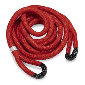Factor 55 Red Shackle Rope | 74000lbs Max Strength | 1.5x30ft Length | Full-Sized Trucks | Flexible & Durable