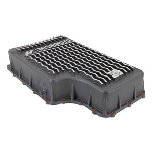 Custom Fit Gray Aluminum Auto Trans Oil Pan | Upgrade to Mishimoto Quality