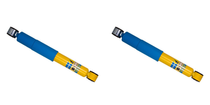 2x Bilstein Shock Absorber 24-241755 4600 Series Shock; 46 Millimeter; Nitrogen Gas Charged Mono Tube; Limited Lifetime Warranty; Not Adjustable Valving; Yellow Body; Single