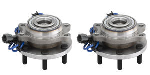 2x Superior Contamination Protection | Smooth & Quiet Operation | Moog Hub Assemblies | Fits Suzuki Equator, Nissan Xterra, Frontier, Pathfinder | Wheel Bearing Hub | Quad-Lip Seal