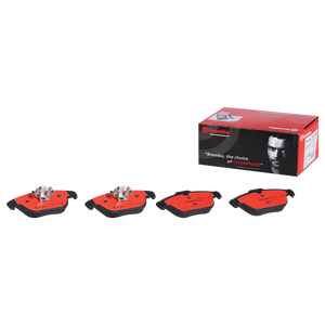Brembo Ceramic Brake Pads | Set Of 4 | Low Dust, Premium Stainless-Steel Hardware | Quiet, Smooth Braking Brembo Ceramic Brake Pads | Set Of 4 | Low Dust, Premium Stainless-Steel Hardware | Quiet, Smooth Braking