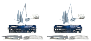 2x Fortress Anchor | Fluke Style Boat Anchor | Holds Up To 28-32ft | 900lb Holding Strength | Award-Winning Design | Adjustable Angles | High-Tech Aluminum-Magnesium Alloy 2x Fortress Anchor | Fluke Style Boat Anchor | Holds Up To 28-32ft | 900lb Holding Strength | Award-Winning Design | Adjustable Angles | High-Tech Aluminum-Magnesium Alloy