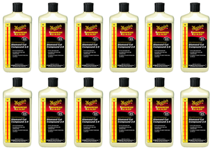 12x Meguiars Mirror Glaze Diamond Cut Compound | Removes Light Swirls, Adds Gloss Clarity | High-Speed, Low Swirl Formula