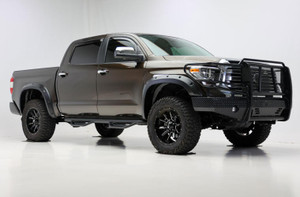 Bushwacker Forge Style Fender Flares | Pocket Style | 2-1/4 Inch Coverage, ABS Plastic | Bold, Aggressive Design