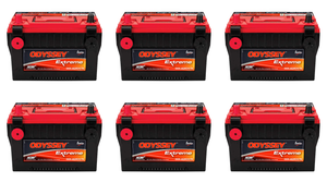 6x Odyssey Extreme Series 12V 850CCA 1500CA AGM Battery | Group 34/78 Marine Deep Cycle And Starting 6x Odyssey Extreme Series 12V 850CCA 1500CA AGM Battery | Group 34/78 Marine Deep Cycle And Starting