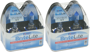 2x Wagner BriteLite H11 Halogen Bulb Set | Xenon Gas 80% Brighter | Extra Wide Beam | 3400K White Light