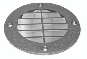 Black Louver Vent Cover | Fits 4 Inch Hole | 5-5/8' Diameter | Easy Install Black Louver Vent Cover | Fits 4 Inch Hole | 5-5/8' Diameter | Easy Install